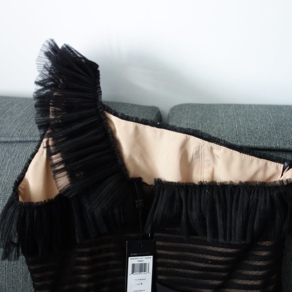 BCBG MAXAZRIA GEI63M77-001 032018 "RENA" BLACK SIZE 6 DRESS *NEW WITH TAGS* - Picture 7 of 14